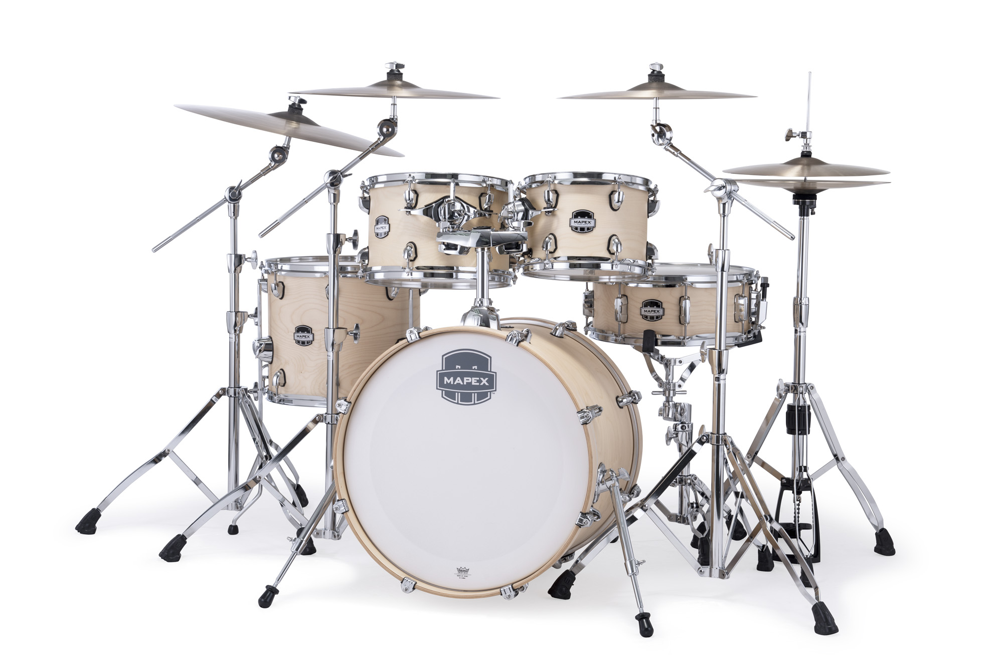 Mapex Mars Maple 20'' / 5f - 5 FÛts - Natural Satin - Batería acústica fusion - Variation 1