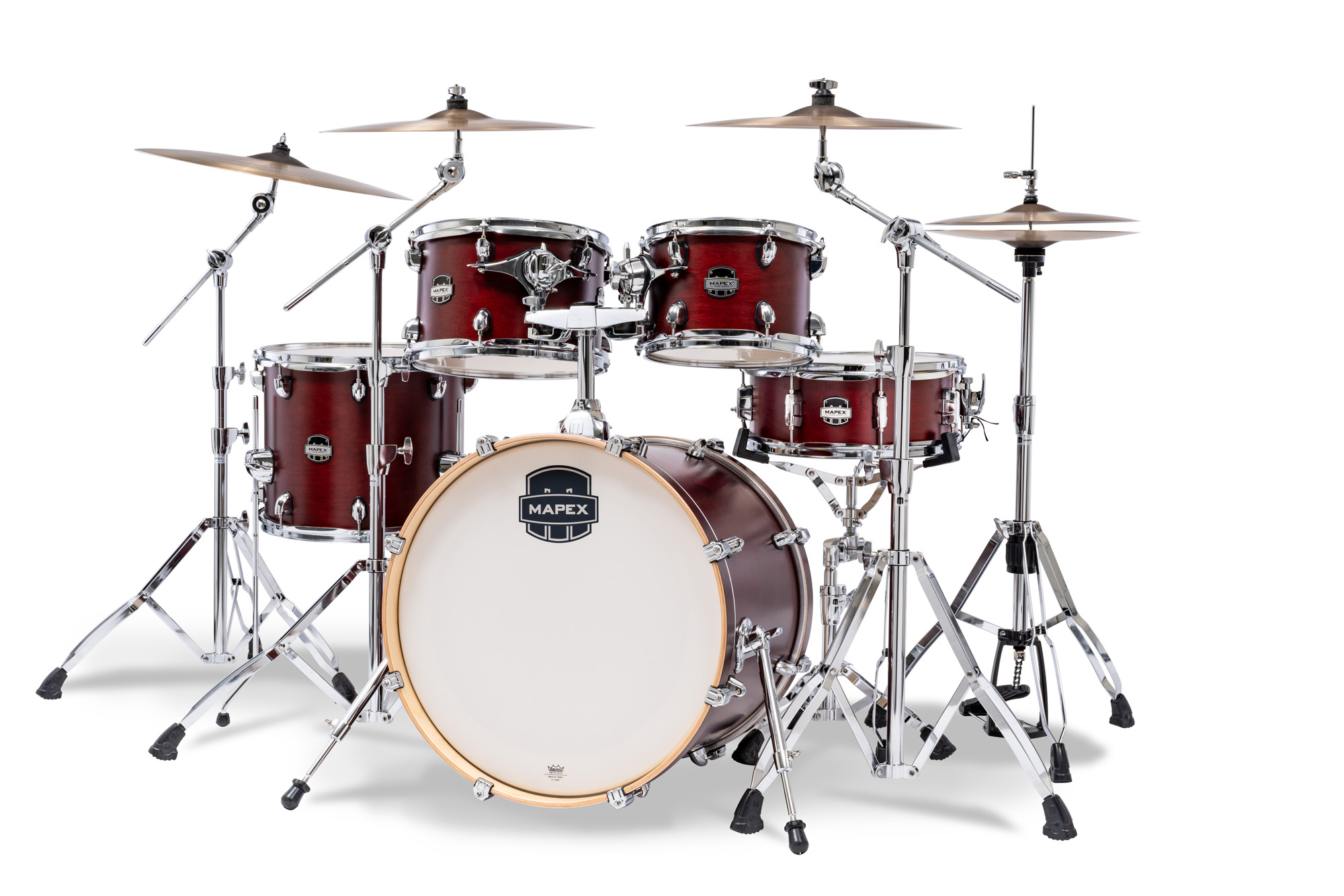 Mapex Mars Maple 20'' / 5f - 5 FÛts - Merlot Satin - Batería acústica fusion - Variation 1