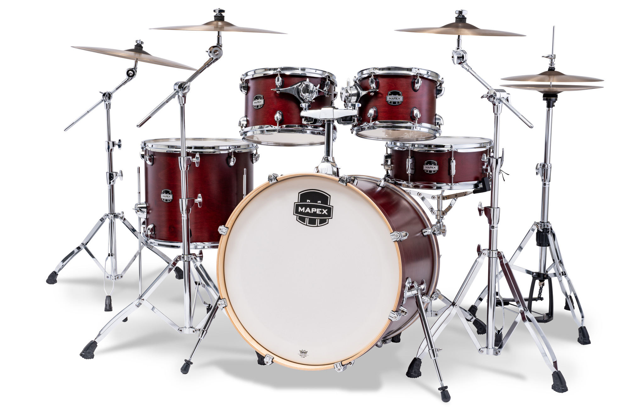 Mapex Mars Maple 22'' / 5f - 5 FÛts - Merlot Satin - Batería acústica rock - Variation 1