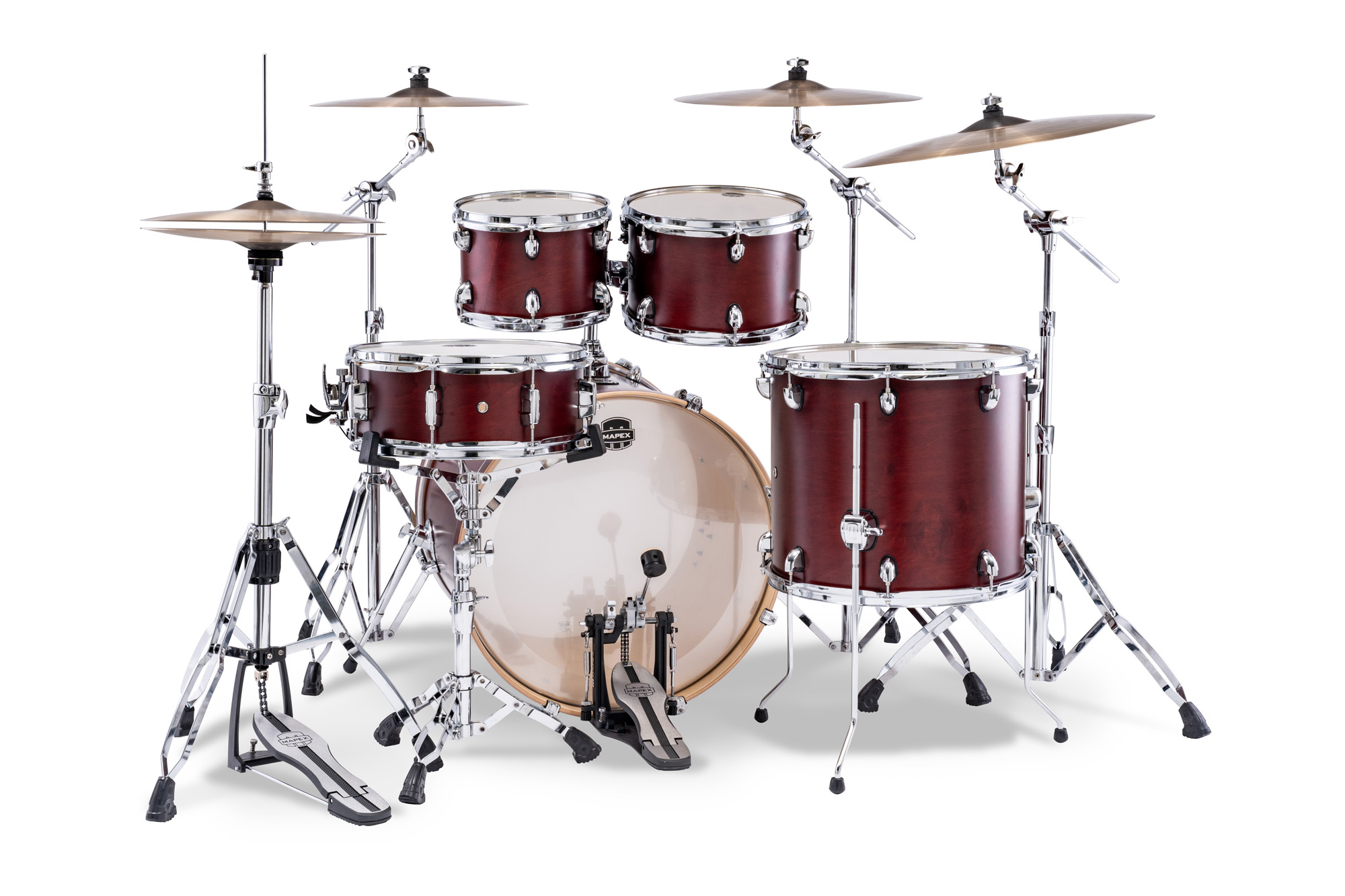Mapex Mars Maple 22'' / 5f - 5 FÛts - Merlot Satin - Batería acústica rock - Variation 2