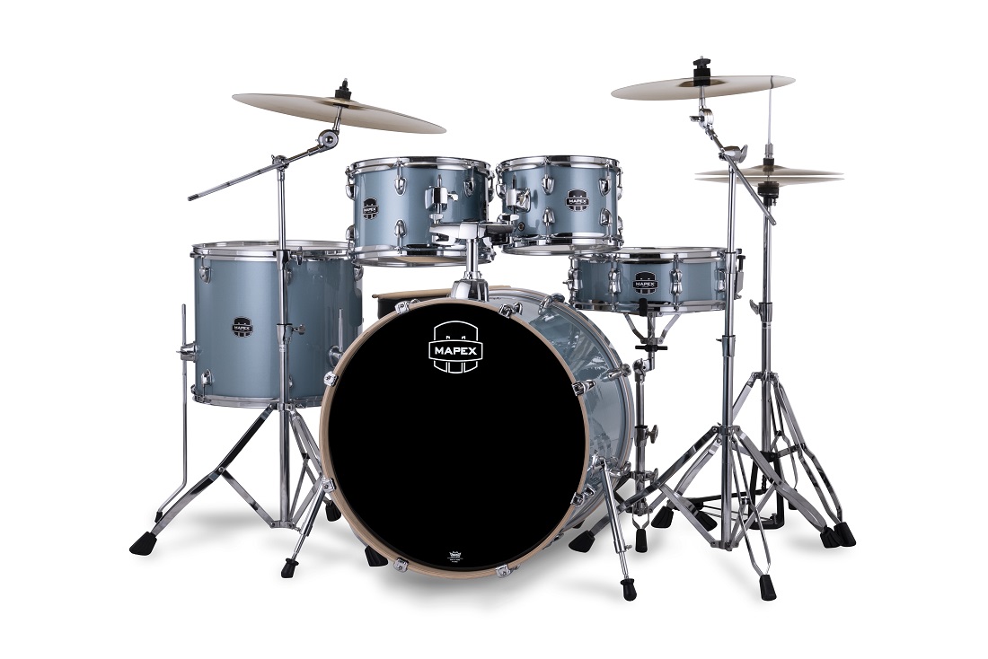 Mapex Venus Fusion 20'' - 5 FÛts - Aqua Blue Sparkle - Batería acústica fusion - Variation 1