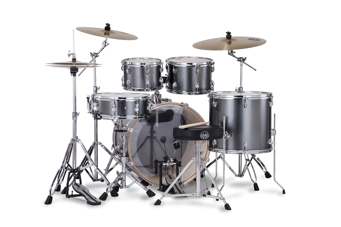 Mapex Venus Fusion 20'' - 5 FÛts - Steel Blue Metallic - Batería acústica fusion - Variation 2