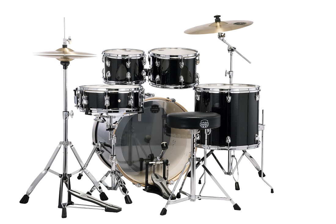 Mapex Venus Stage 22 Kit - 5 FÛts - Black Galaxy - Batería acústica stage - Variation 2