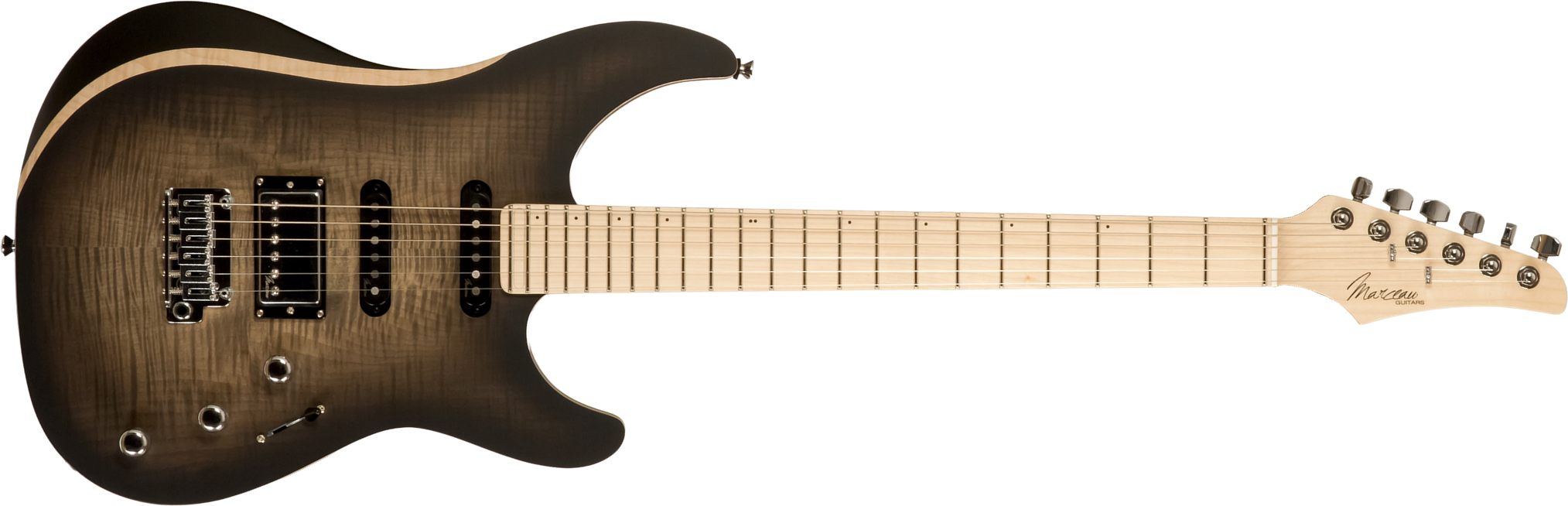 Marceau Guitars Fascinante Standard Hss Trem Mn #s17224 - Black Burst Satin - Guitarra eléctrica con forma de str. - Main picture