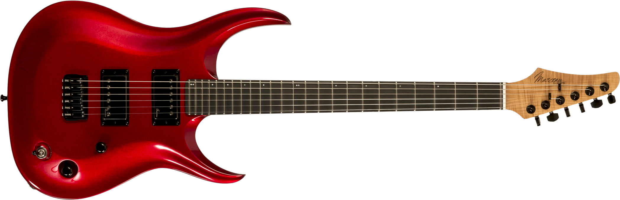 Marceau Guitars Redoutable Standard 2h Ht Ric #s43724 - Candy Apple Red - Guitarra electrica metalica - Main picture