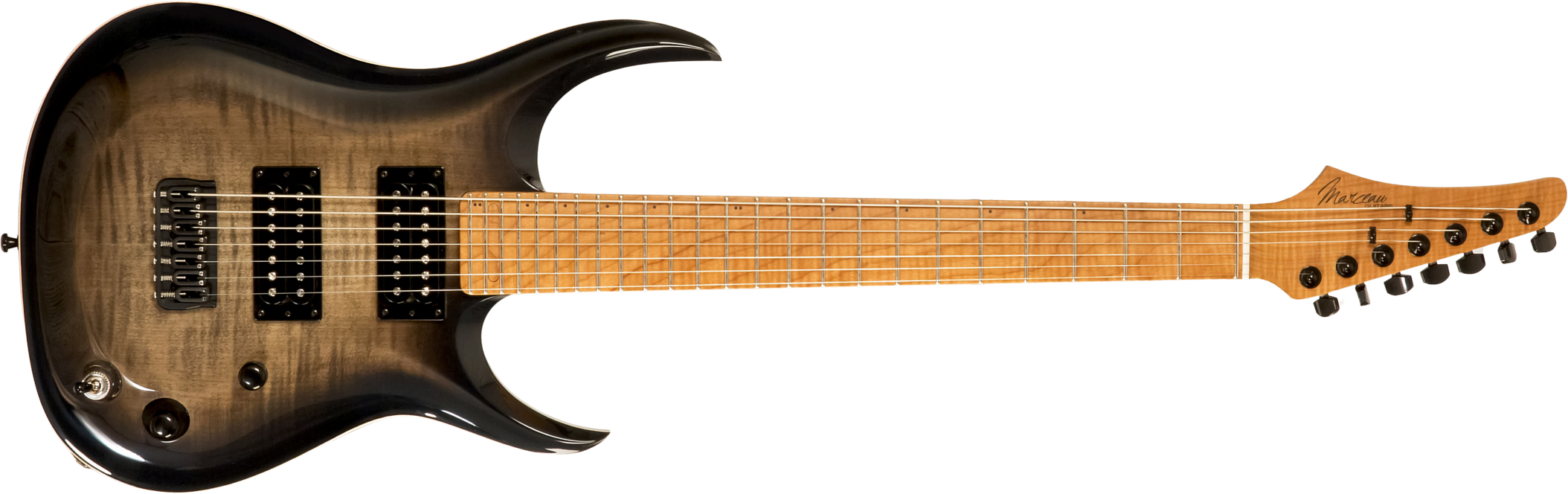 Marceau Guitars Redoutable Standard 7c 2h Ht Ric #s43824 - Burst - Guitarra electrica metalica - Main picture