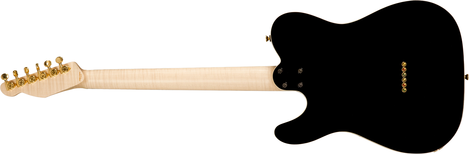 Marceau Guitars Elegante Custom Traditional Sh Ht Mn #t316024 - Black - Guitarra eléctrica con forma de tel - Variation 1