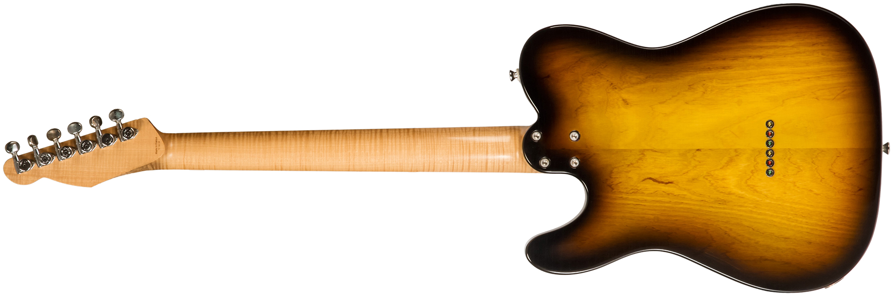 Marceau Guitars Elegante Traditional 2s Ht Mn #t316224 - Soft Relic 3 Tons Burst - Guitarra eléctrica con forma de tel - Variation 1