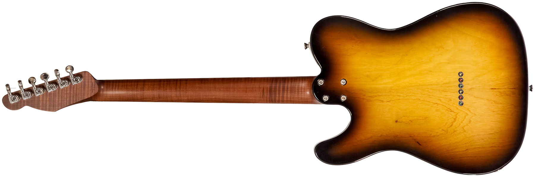 Marceau Guitars Elegante Traditional 2s Ht Pf #t316524 - Soft Relic 3 Tons Burst - Guitarra eléctrica con forma de tel - Variation 1