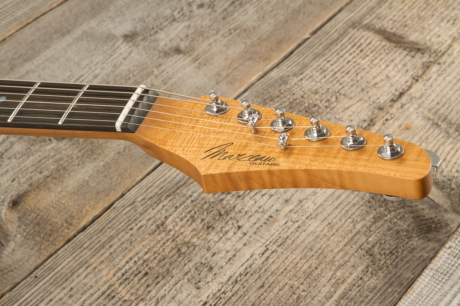 Marceau Guitars Experience Traditional 3s Trem Mn #t226624 - Charcoal - Guitarra eléctrica con forma de str. - Variation 9