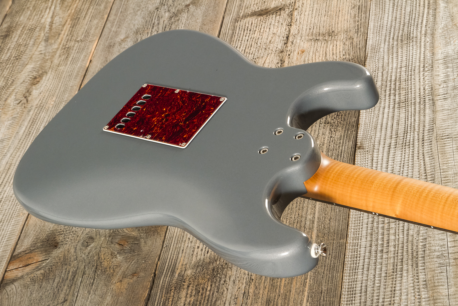 Marceau Guitars Experience Traditional 3s Trem Mn #t226624 - Charcoal - Guitarra eléctrica con forma de str. - Variation 6