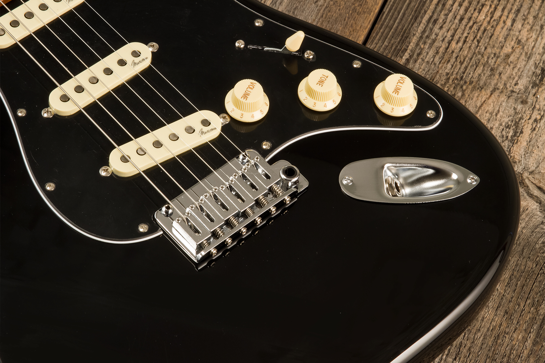 Marceau Guitars Experience Traditional 3s Trem Mn #t226824 - Black - Guitarra eléctrica con forma de str. - Variation 3