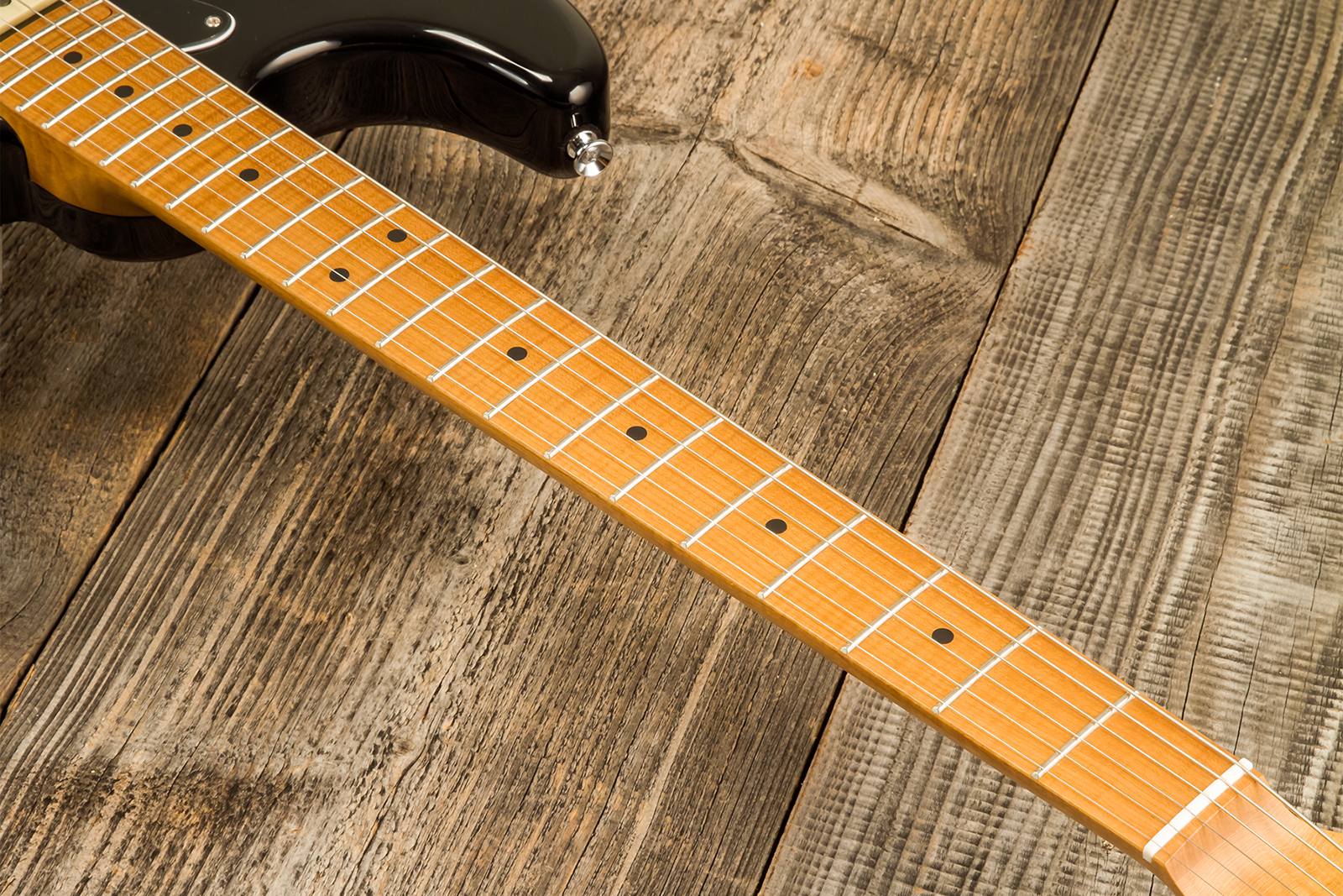Marceau Guitars Experience Traditional 3s Trem Mn #t226824 - Black - Guitarra eléctrica con forma de str. - Variation 5