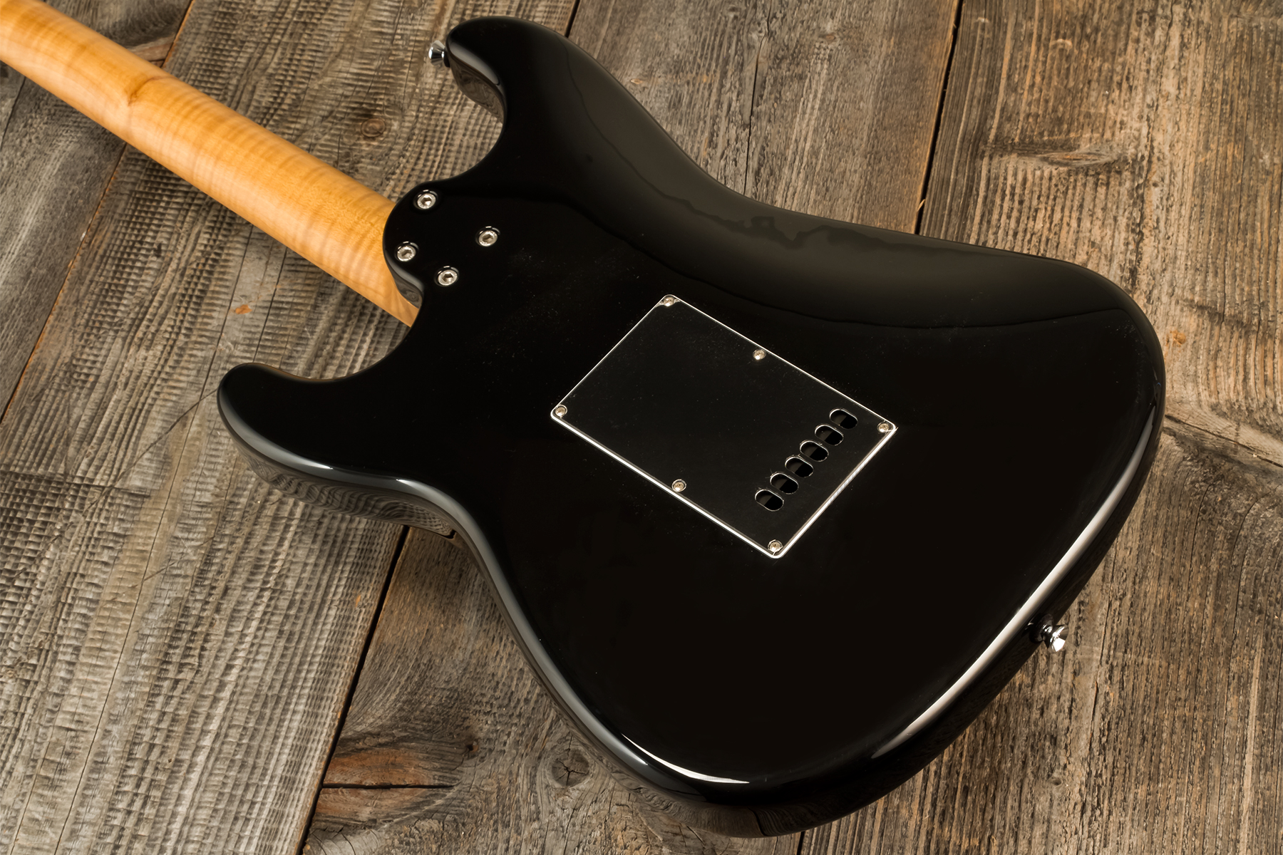 Marceau Guitars Experience Traditional 3s Trem Mn #t226824 - Black - Guitarra eléctrica con forma de str. - Variation 6
