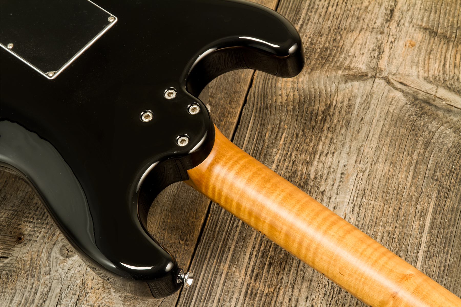 Marceau Guitars Experience Traditional 3s Trem Mn #t226824 - Black - Guitarra eléctrica con forma de str. - Variation 7