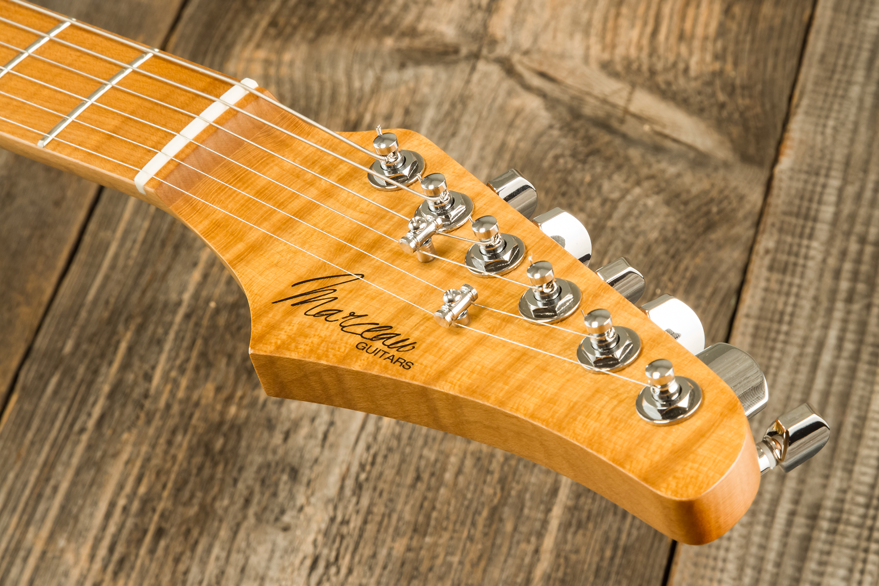 Marceau Guitars Experience Traditional 3s Trem Mn #t226824 - Black - Guitarra eléctrica con forma de str. - Variation 8