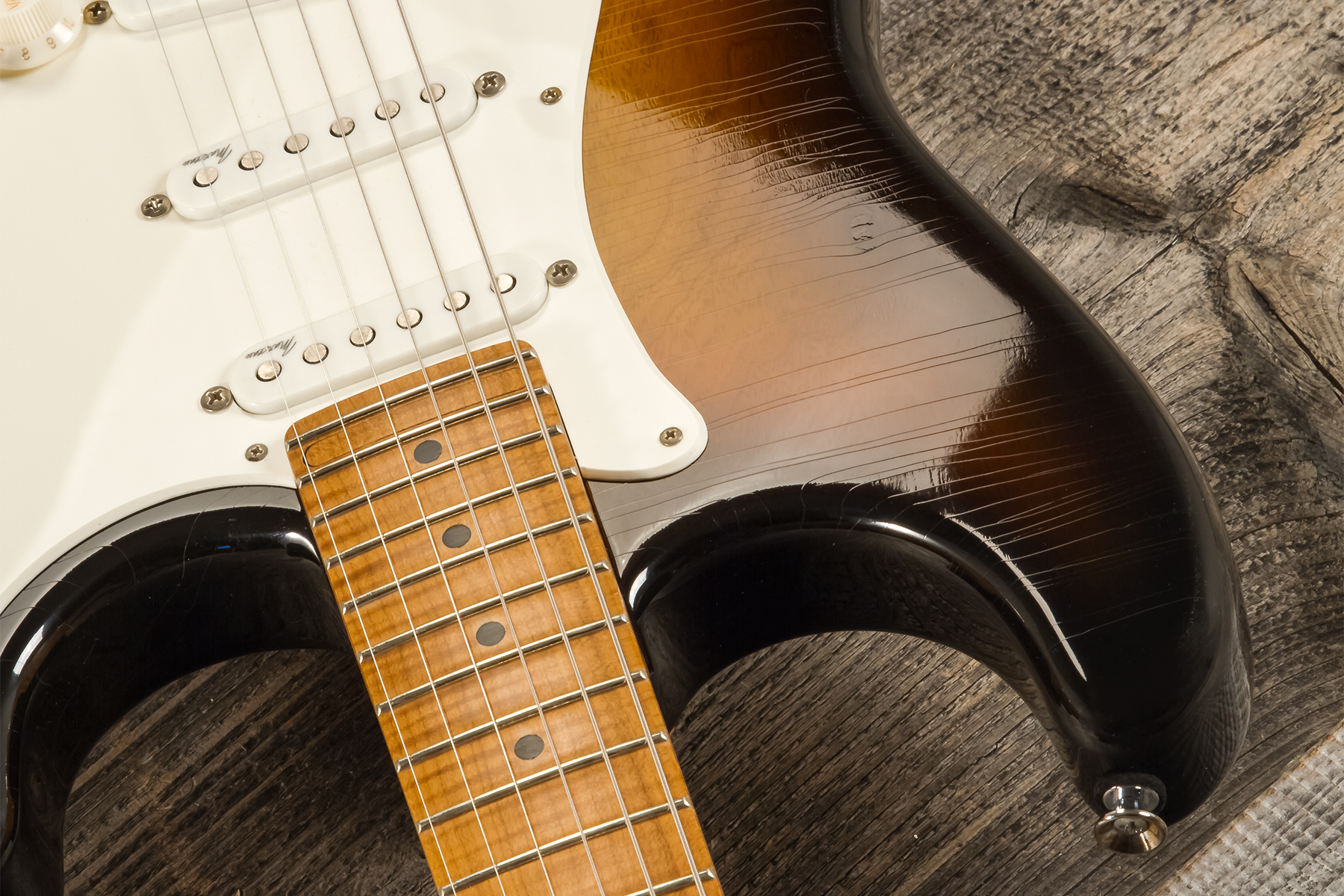 Marceau Guitars Experience Traditional 3s Trem Mn #t227024 - Heavy Relic Burst 3 Tons - Guitarra eléctrica con forma de str. - Variation 4