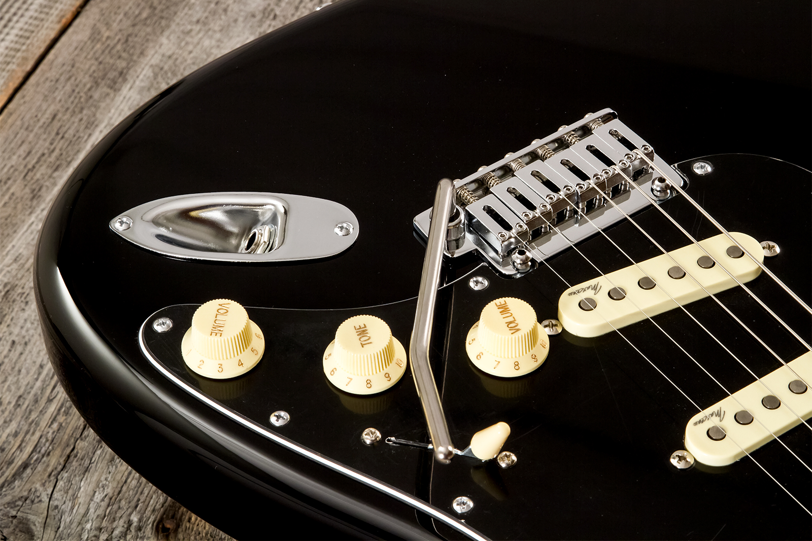 Marceau Guitars Experience Traditional 3s Trem Pf #t226724 - Black - Guitarra eléctrica con forma de str. - Variation 3