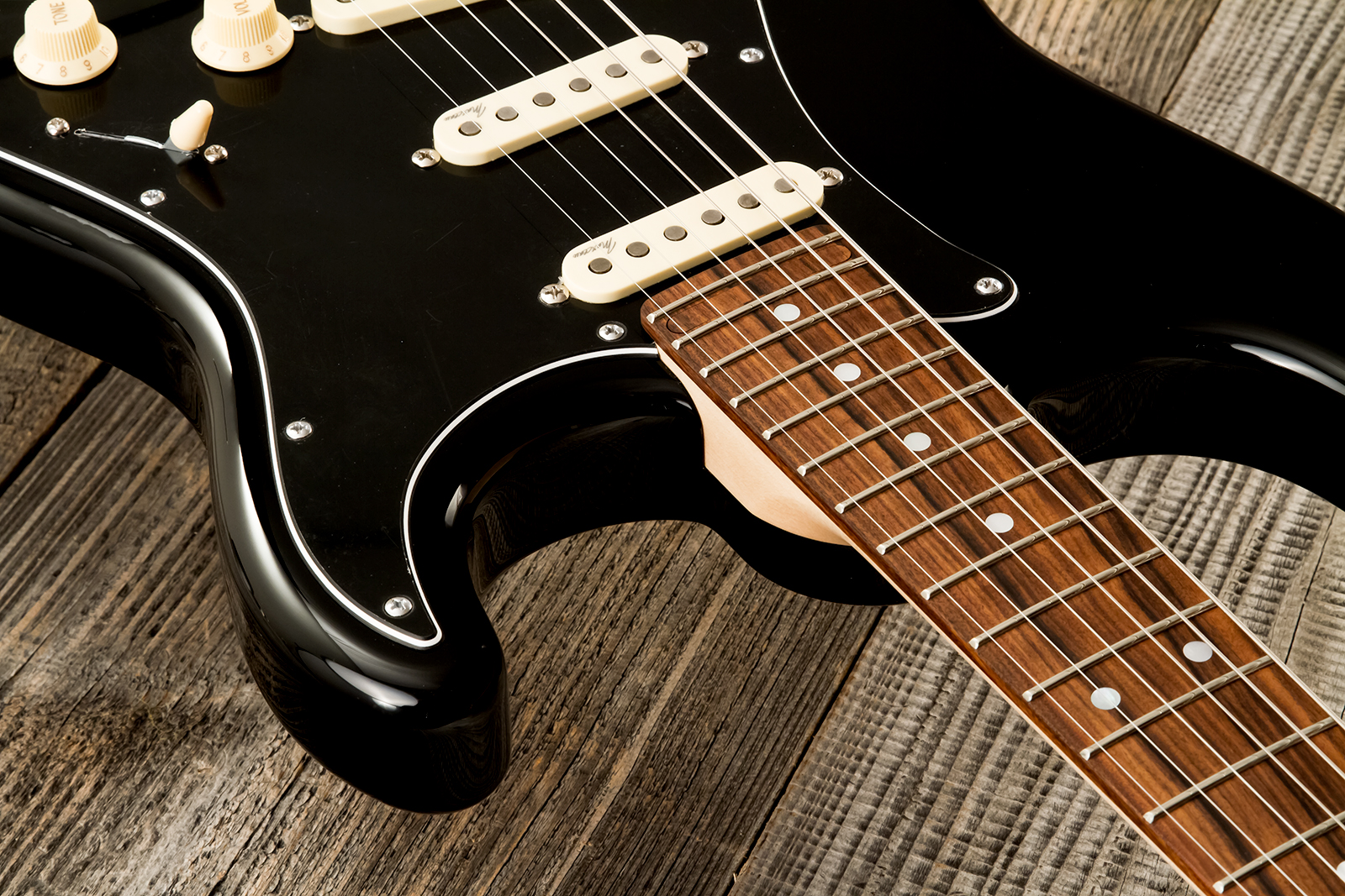 Marceau Guitars Experience Traditional 3s Trem Pf #t226724 - Black - Guitarra eléctrica con forma de str. - Variation 4