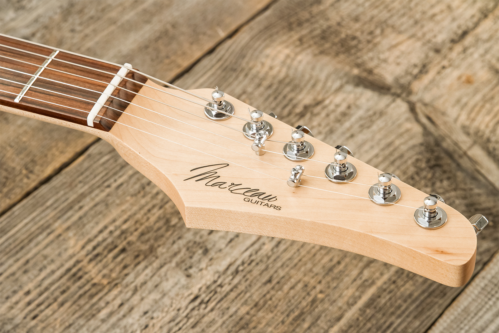Marceau Guitars Experience Traditional 3s Trem Pf #t226724 - Black - Guitarra eléctrica con forma de str. - Variation 6