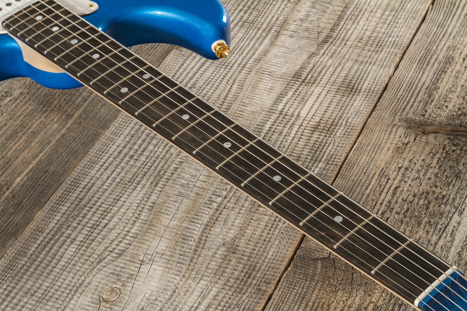 Marceau Guitars Experience Traditional Hss Trem Eb #t226324 - Lake Placid Blue - Guitarra eléctrica con forma de str. - Variation 5