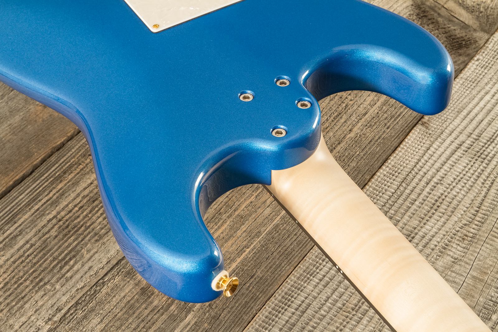 Marceau Guitars Experience Traditional Hss Trem Eb #t226324 - Lake Placid Blue - Guitarra eléctrica con forma de str. - Variation 7