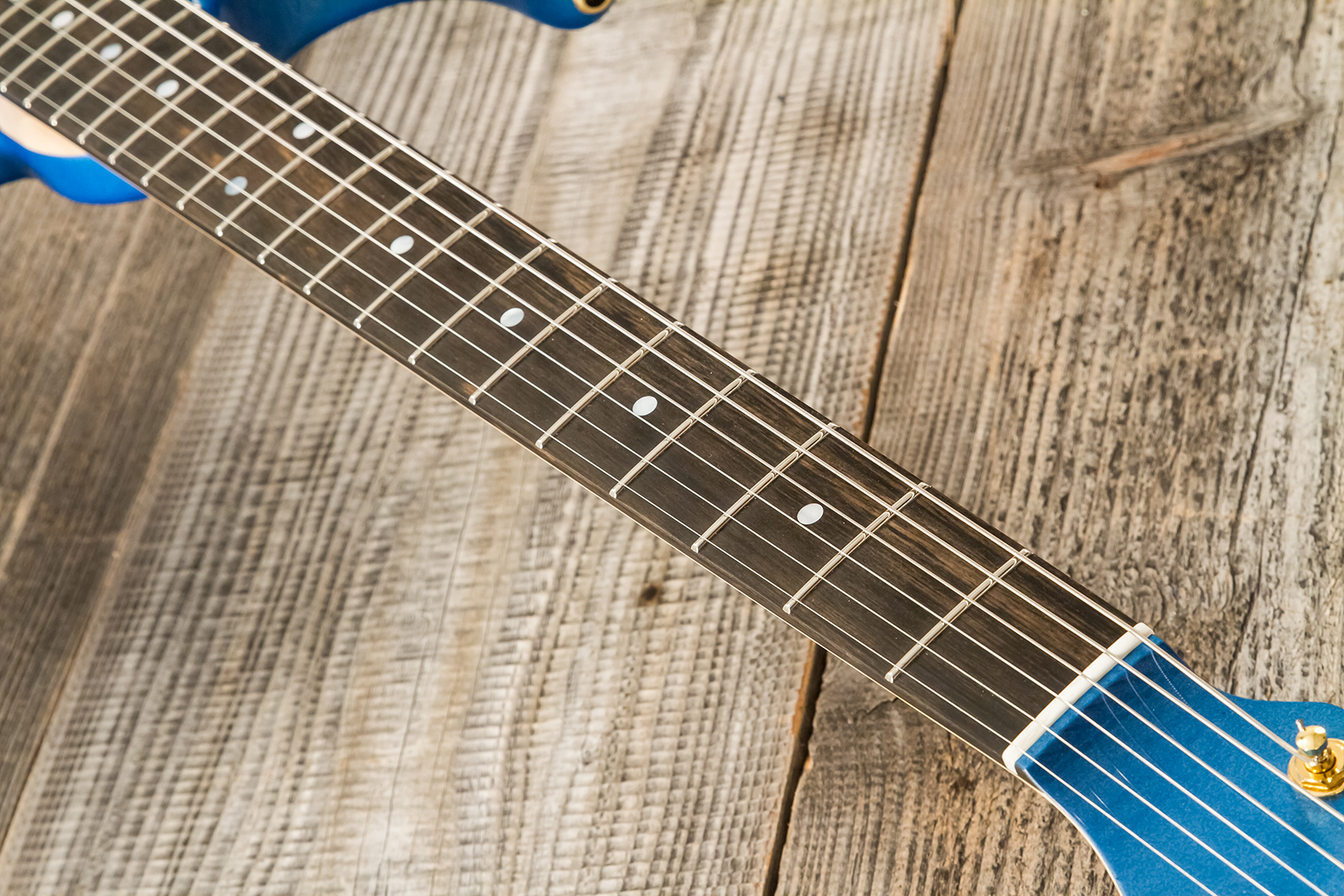 Marceau Guitars Experience Traditional Hss Trem Eb #t226424 - Lake Placid Blue - Guitarra eléctrica con forma de str. - Variation 5