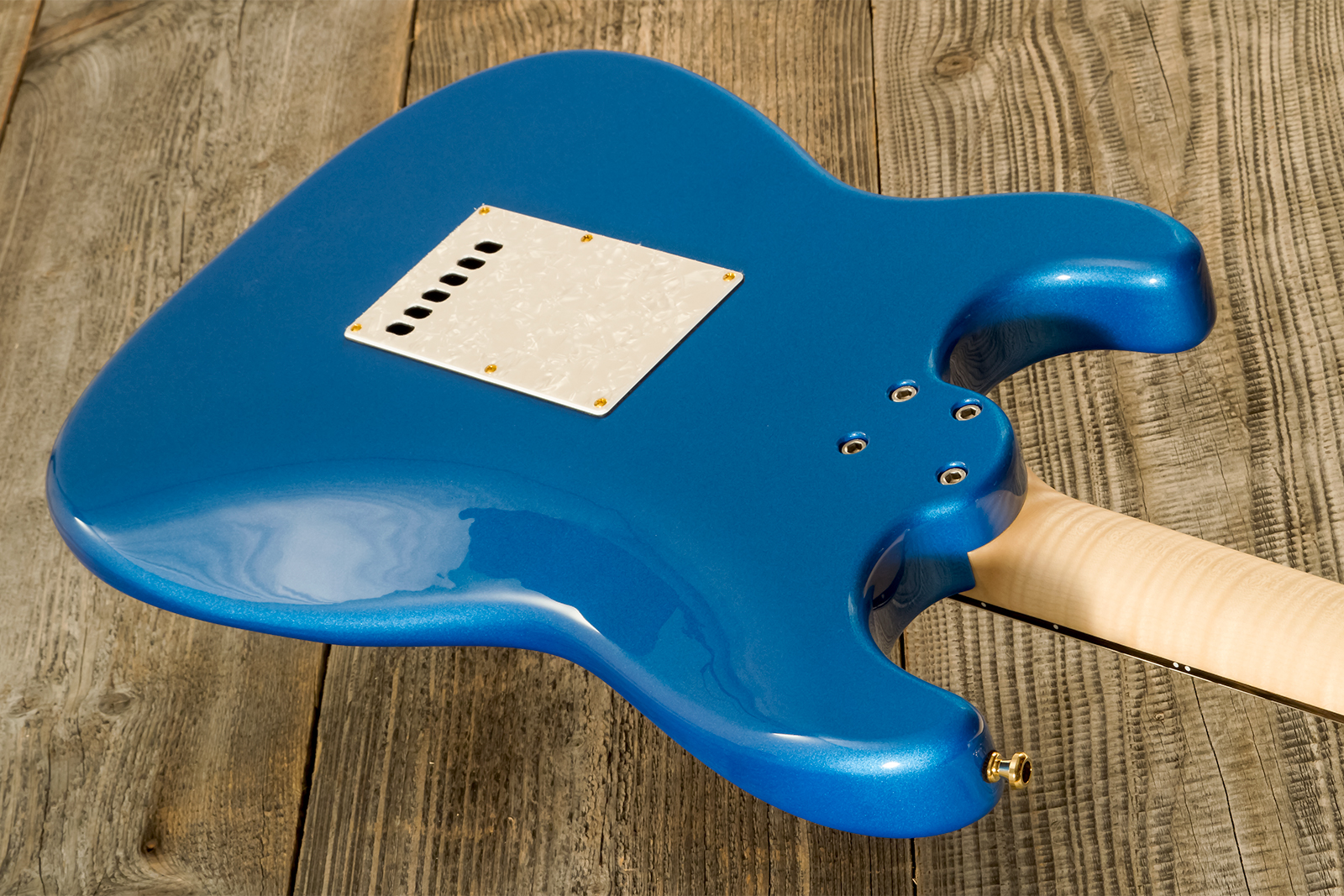 Marceau Guitars Experience Traditional Hss Trem Eb #t226424 - Lake Placid Blue - Guitarra eléctrica con forma de str. - Variation 7