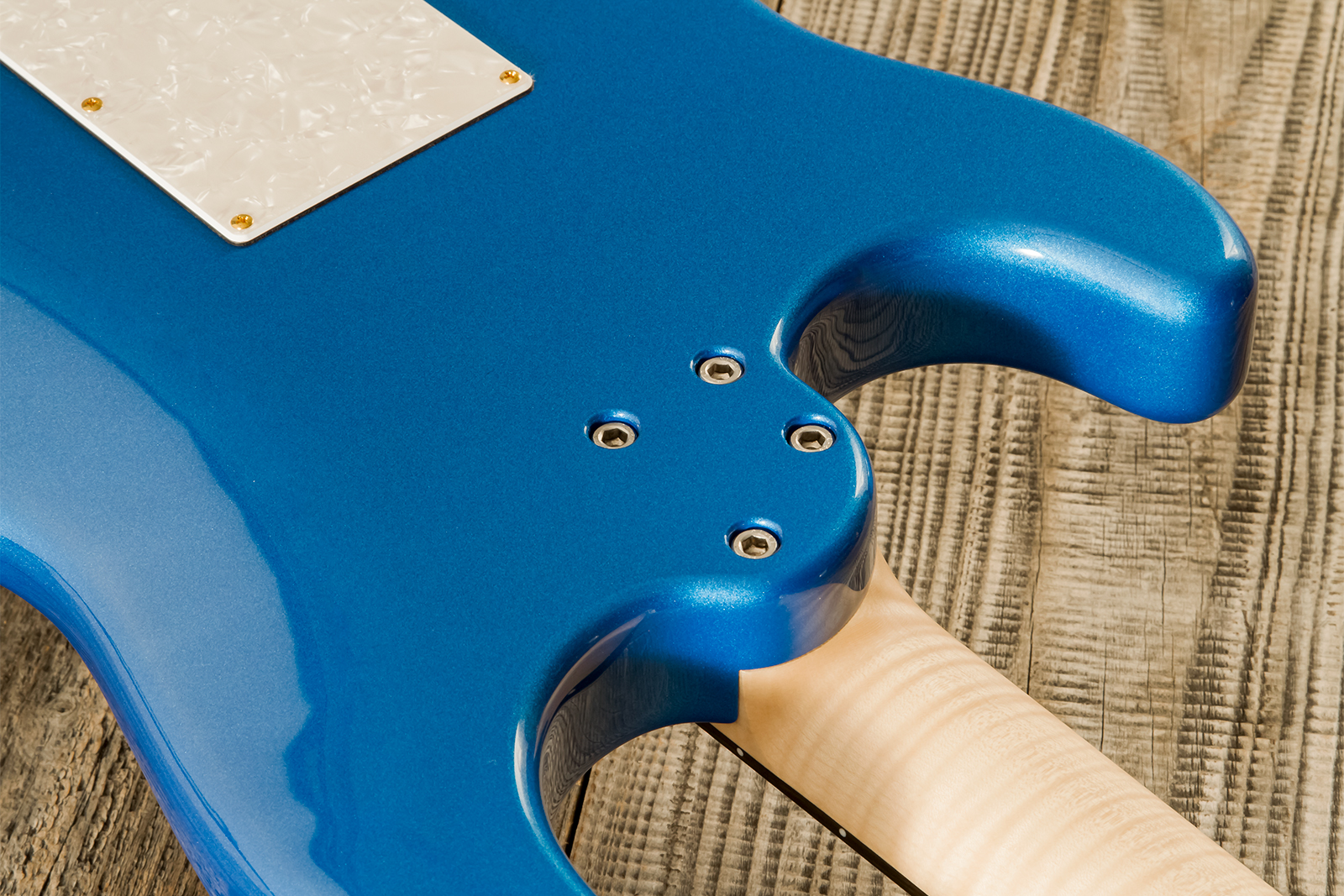 Marceau Guitars Experience Traditional Hss Trem Eb #t226424 - Lake Placid Blue - Guitarra eléctrica con forma de str. - Variation 8