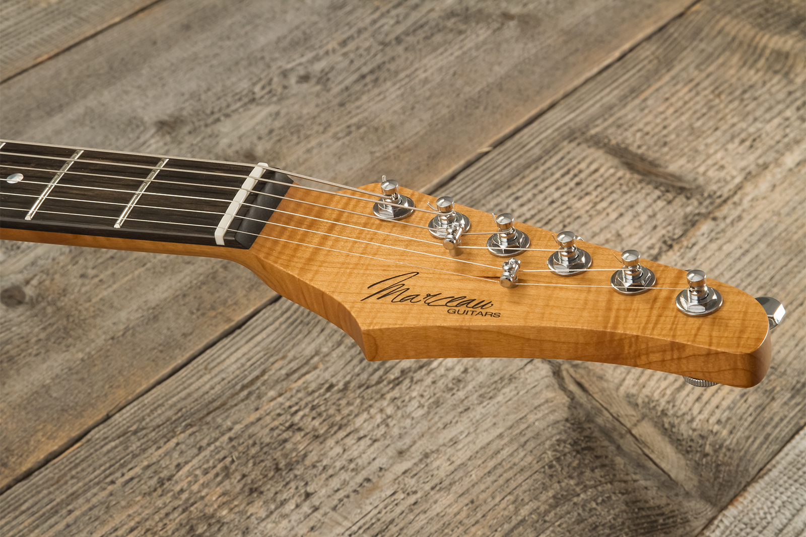 Marceau Guitars Experience Traditional Hss Trem Eb #t226524 - Charcoal - Guitarra eléctrica con forma de str. - Variation 9