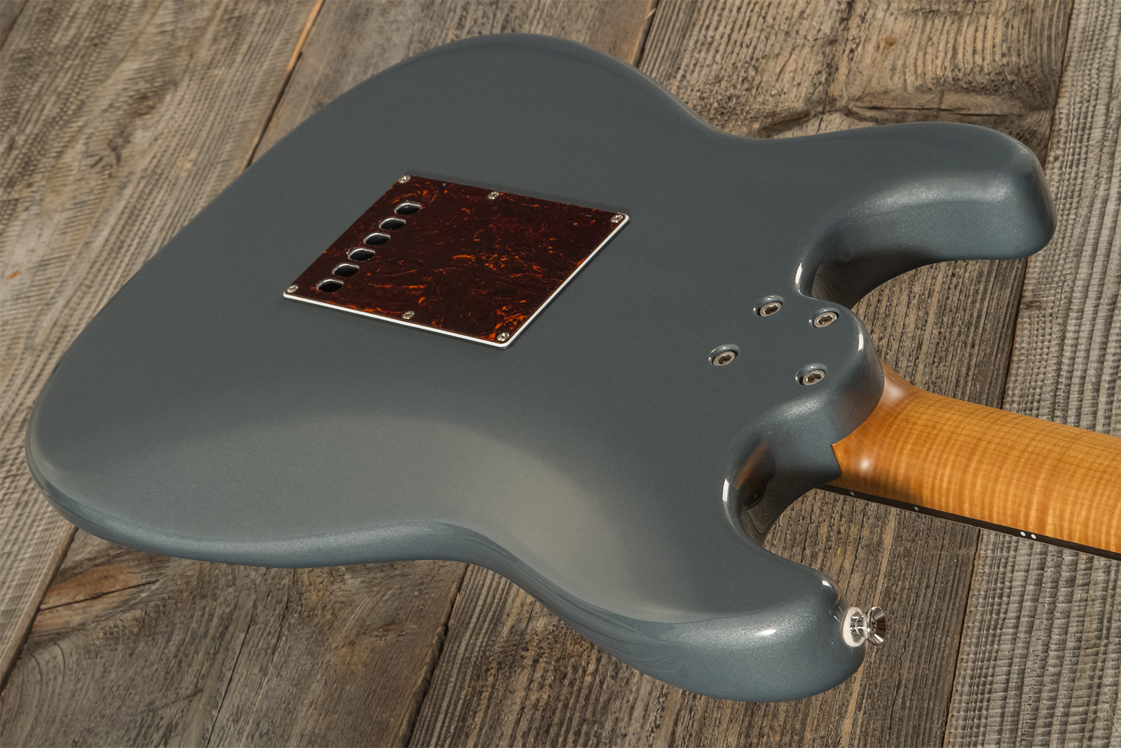 Marceau Guitars Experience Traditional Hss Trem Eb #t226524 - Charcoal - Guitarra eléctrica con forma de str. - Variation 6