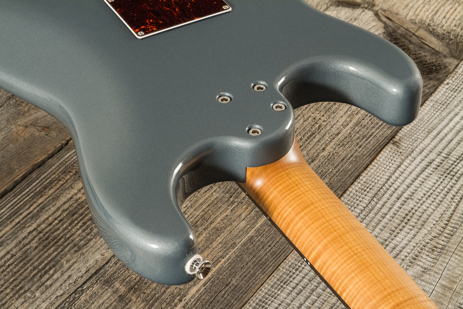 Marceau Guitars Experience Traditional Hss Trem Eb #t226524 - Charcoal - Guitarra eléctrica con forma de str. - Variation 7