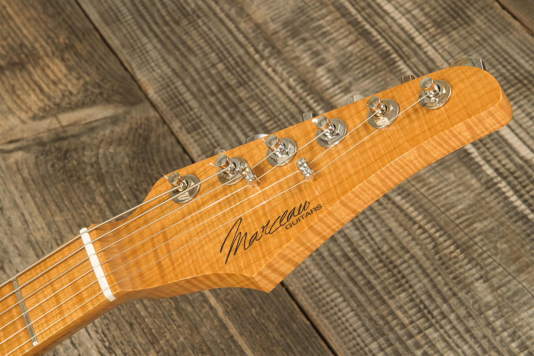 Marceau Guitars Experience Traditional Hss Trem Mn #t226924 - Soft Relic Burst 3 Tons - Guitarra eléctrica con forma de str. - Variation 9