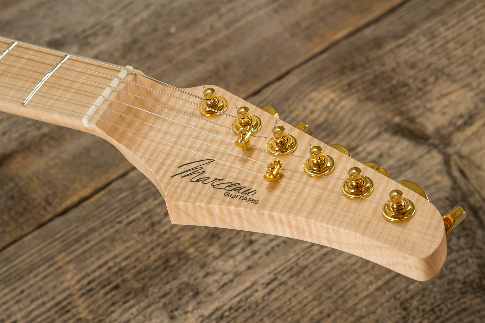 Marceau Guitars Experience Traditional Hss Trem Mn #t227124 - White Blonde - Guitarra eléctrica con forma de str. - Variation 9
