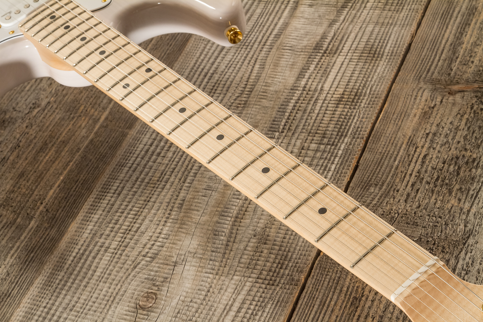 Marceau Guitars Experience Traditional Hss Trem Mn #t227124 - White Blonde - Guitarra eléctrica con forma de str. - Variation 5