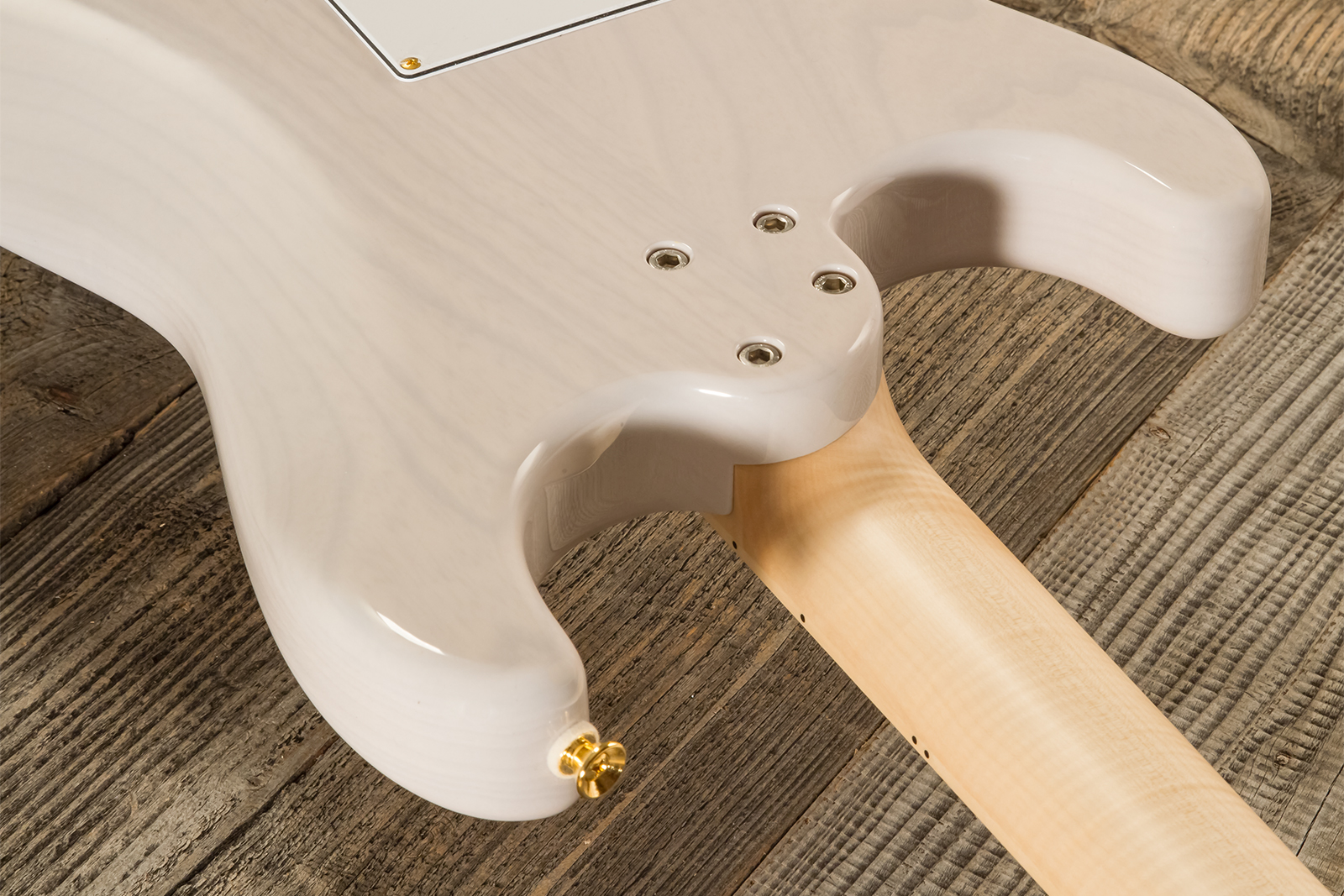 Marceau Guitars Experience Traditional Hss Trem Mn #t227124 - White Blonde - Guitarra eléctrica con forma de str. - Variation 7