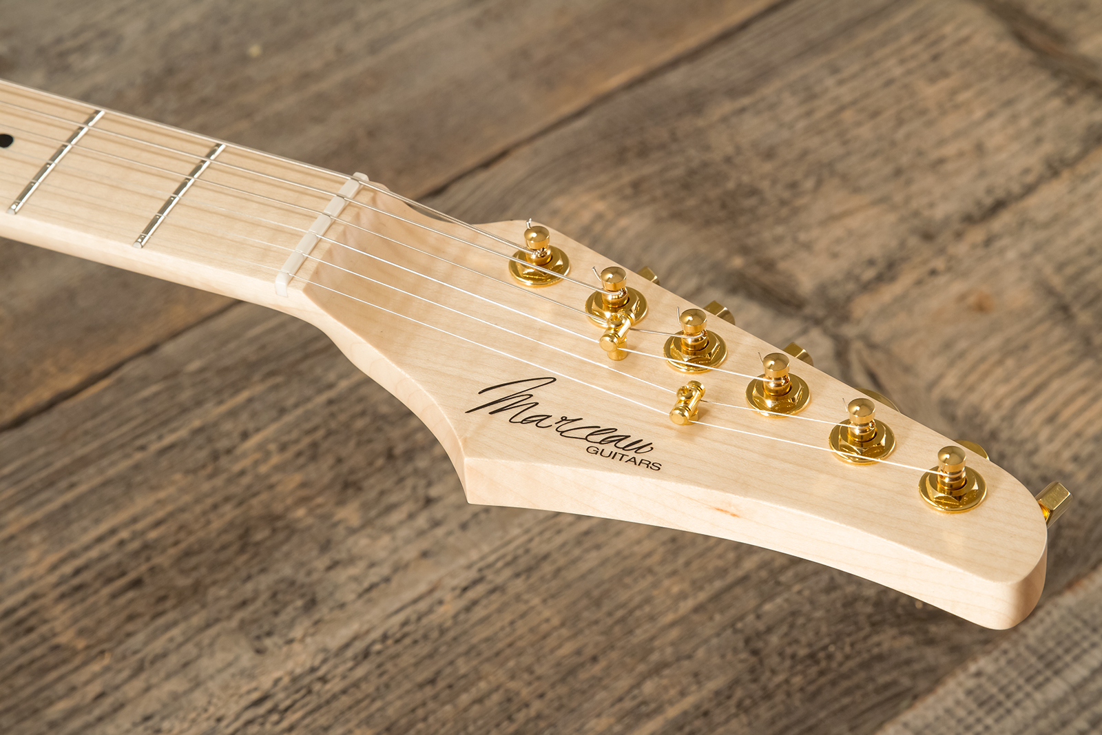 Marceau Guitars Experience Traditional Hss Trem Mn #t227224 - White Blonde - Guitarra eléctrica con forma de str. - Variation 9