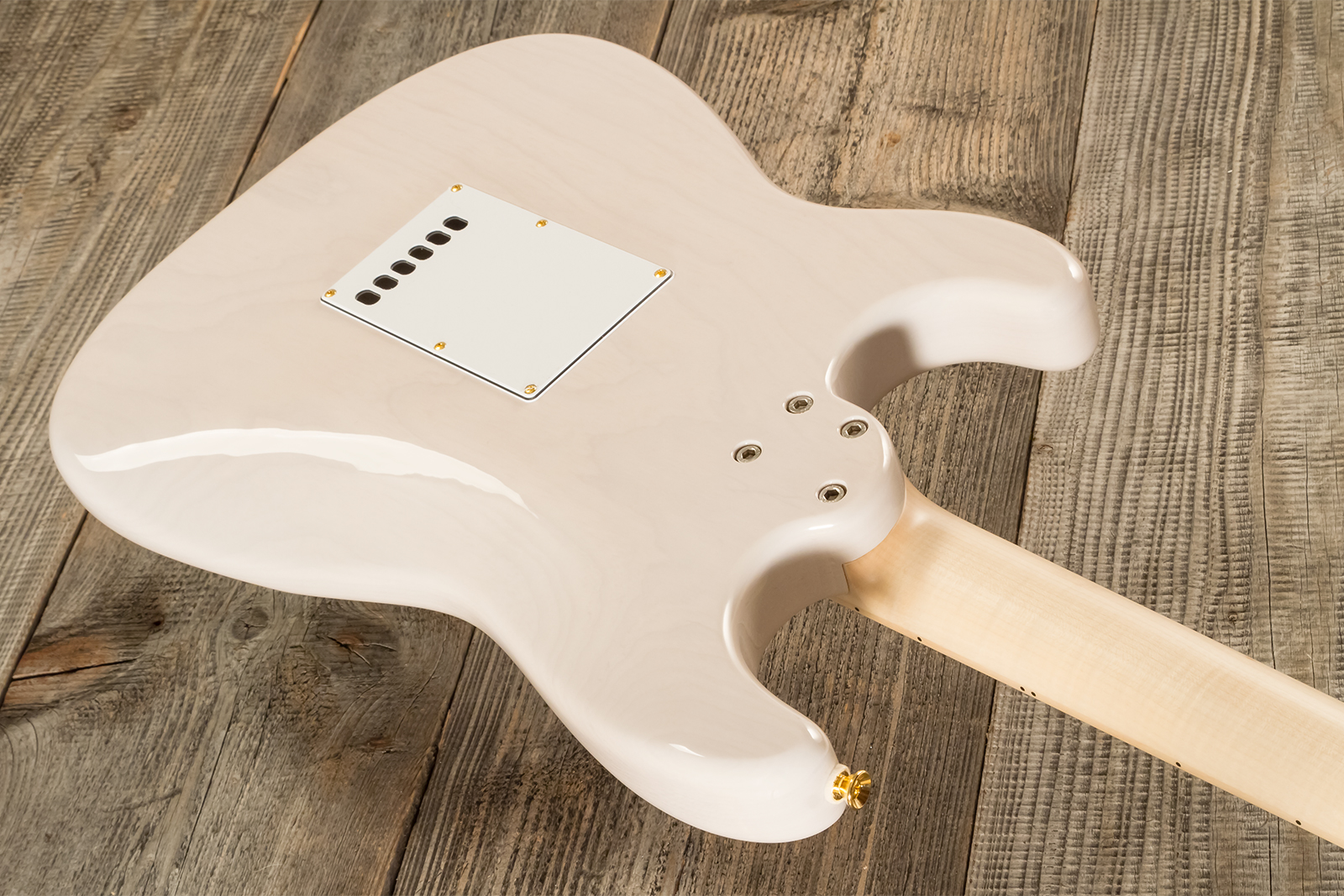 Marceau Guitars Experience Traditional Hss Trem Mn #t227224 - White Blonde - Guitarra eléctrica con forma de str. - Variation 6