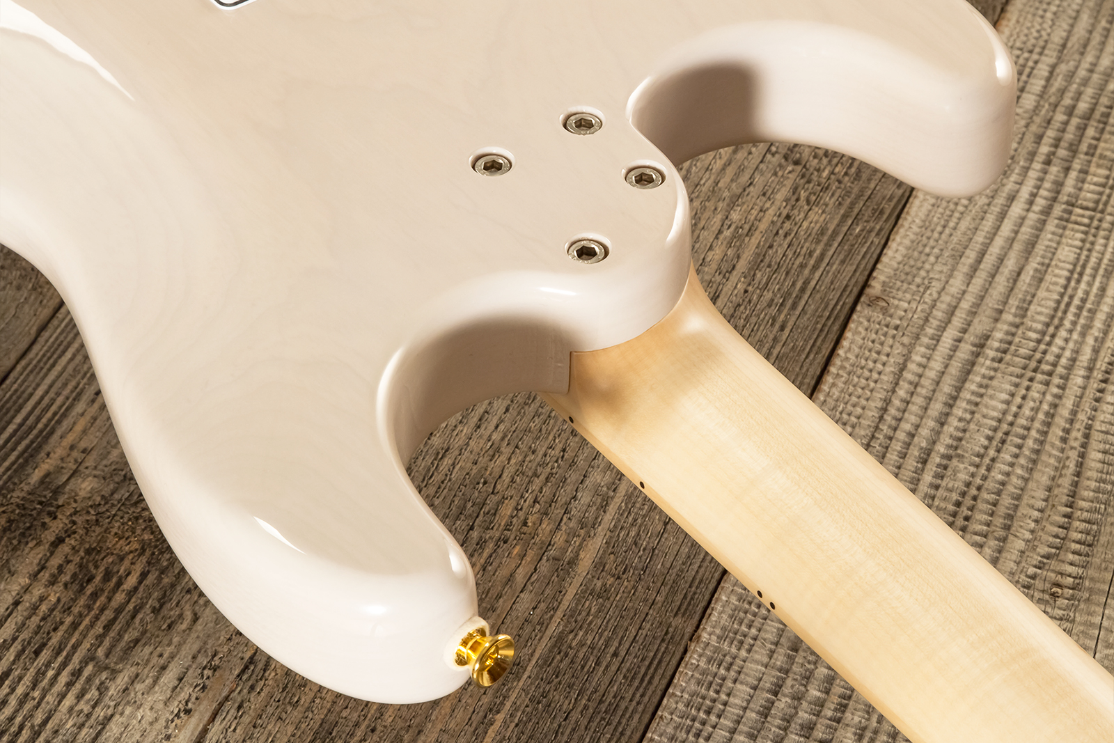 Marceau Guitars Experience Traditional Hss Trem Mn #t227224 - White Blonde - Guitarra eléctrica con forma de str. - Variation 7