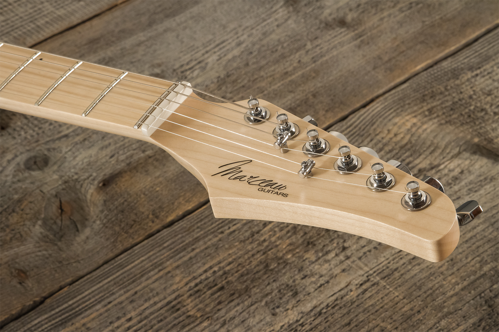 Marceau Guitars Fascinante Standard Hss Trem Mn #s17224 - Black Burst Satin - Guitarra eléctrica con forma de str. - Variation 7