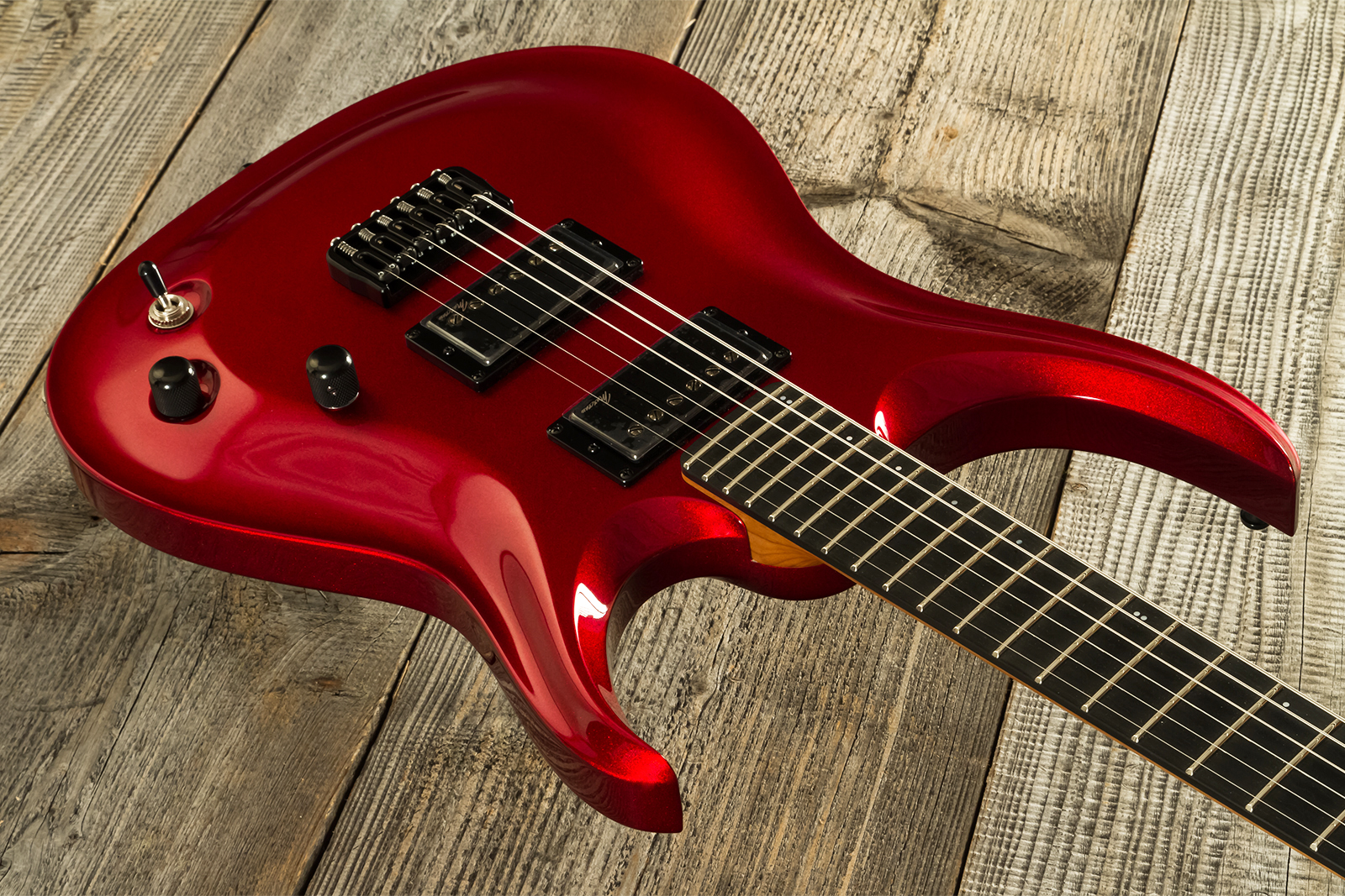 Marceau Guitars Redoutable Standard 2h Ht Ric #s43724 - Candy Apple Red - Guitarra electrica metalica - Variation 2