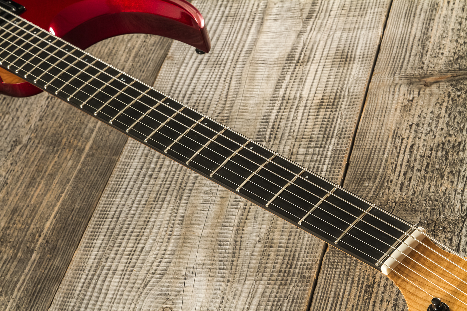Marceau Guitars Redoutable Standard 2h Ht Ric #s43724 - Candy Apple Red - Guitarra electrica metalica - Variation 5