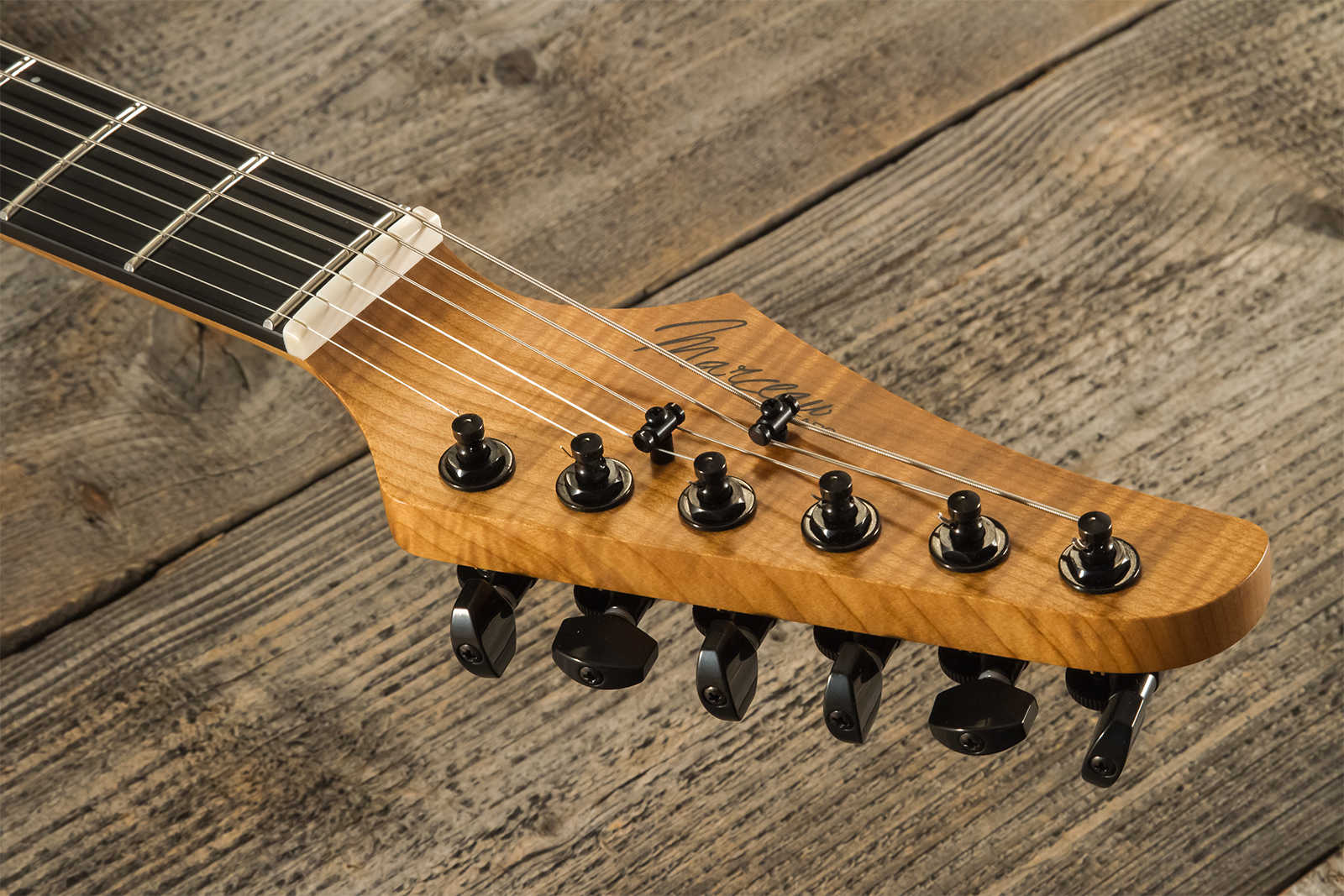 Marceau Guitars Redoutable Standard 2h Ht Ric #s43724 - Candy Apple Red - Guitarra electrica metalica - Variation 6