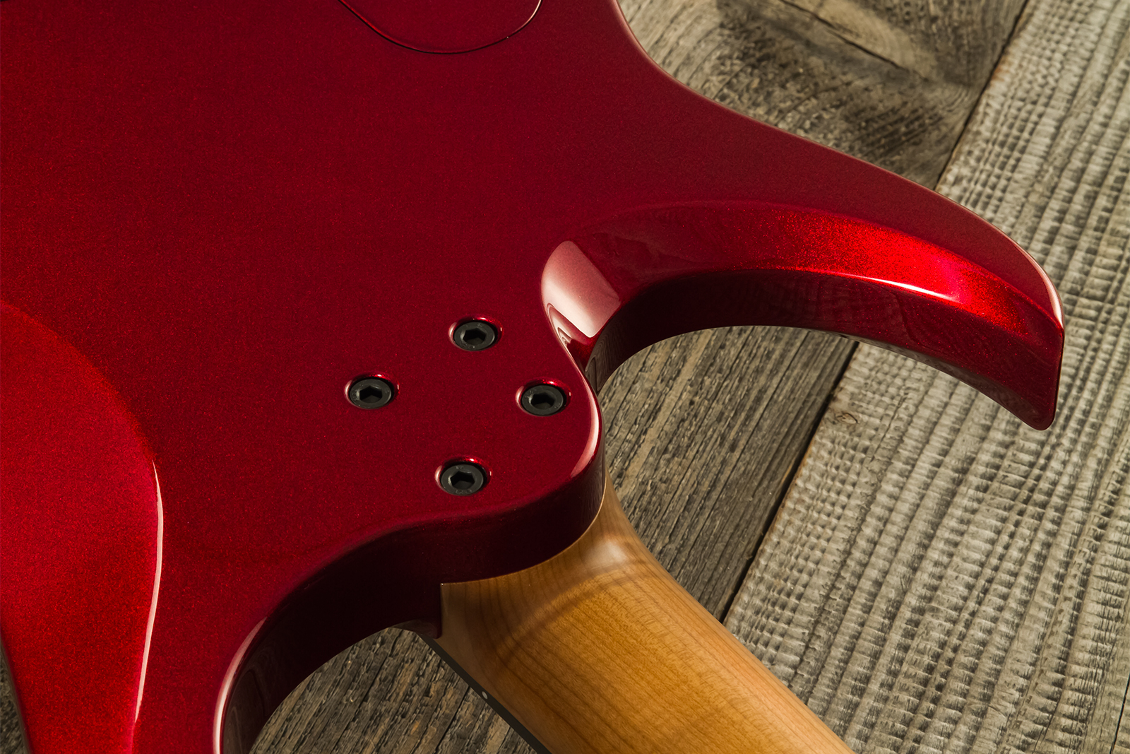Marceau Guitars Redoutable Standard 2h Ht Ric #s43724 - Candy Apple Red - Guitarra electrica metalica - Variation 8