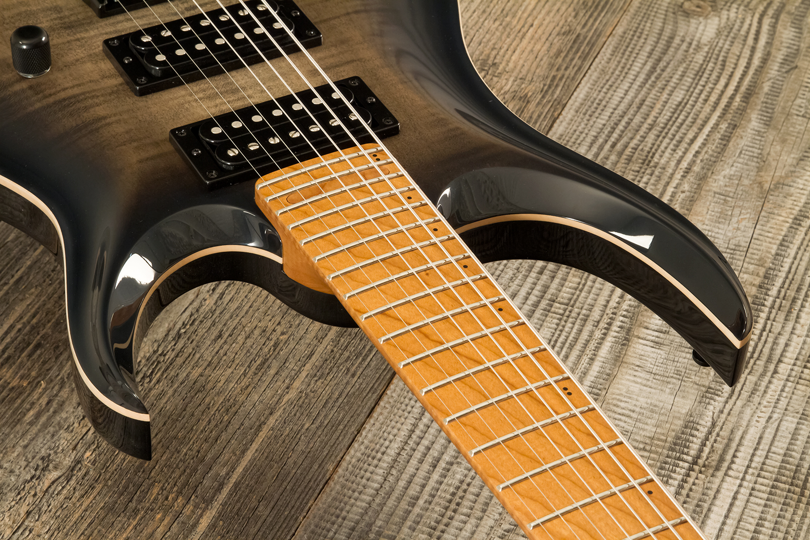 Marceau Guitars Redoutable Standard 7c 2h Ht Ric #s43824 - Burst - Guitarra electrica metalica - Variation 4