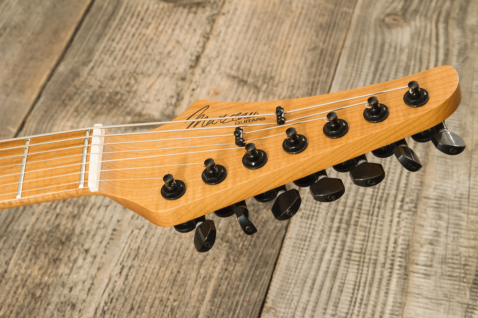 Marceau Guitars Redoutable Standard 7c 2h Ht Ric #s43824 - Burst - Guitarra electrica metalica - Variation 8