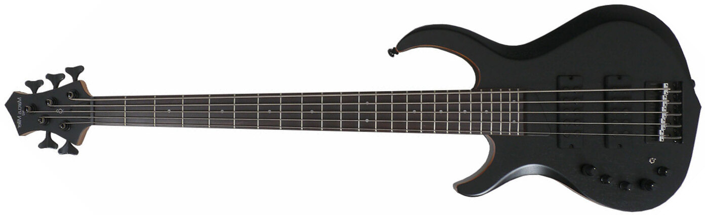 Marcus Miller M2 5st Bks Gaucher Lh Active Rw - Black Satin - Bajo eléctrico de cuerpo sólido - Main picture