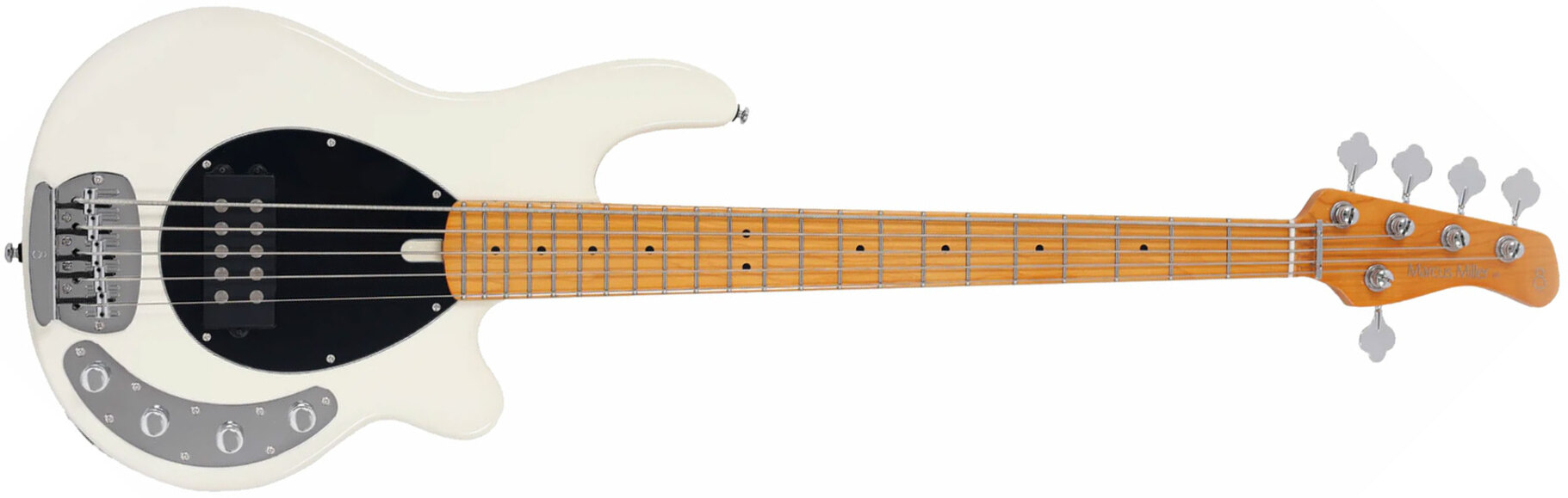 Marcus Miller Marcus Miller Z3 5st 5c Active Mn - Antique White - Bajo eléctrico de cuerpo sólido - Main picture