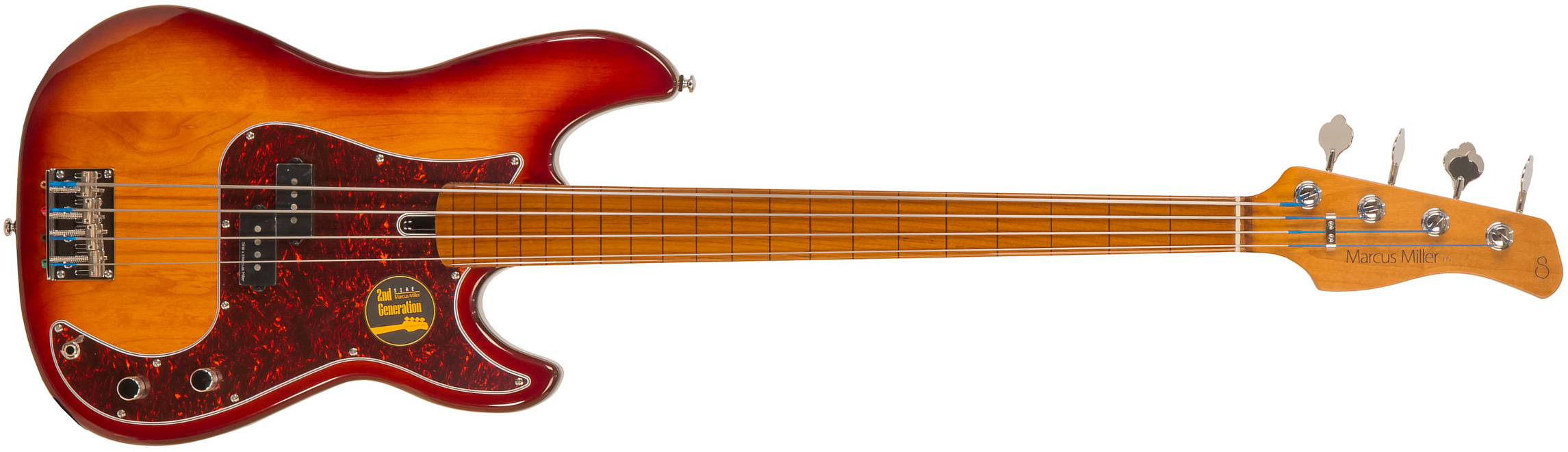 Marcus Miller P5 Alder 4st Fretless Mn - Tobacco Sunburst - Bajo eléctrico de cuerpo sólido - Main picture