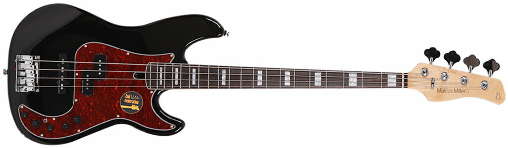 Marcus Miller P7 Alder 4-string 2nd Generation Eb Sans Housse - Black - Bajo eléctrico de cuerpo sólido - Main picture